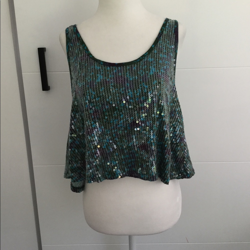 Free People sequined top